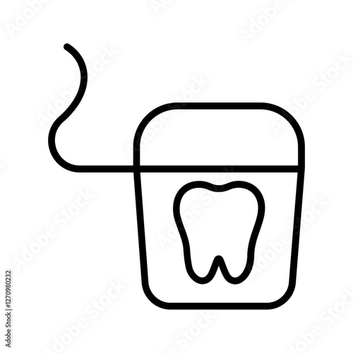 Dental Floss Vector Icon