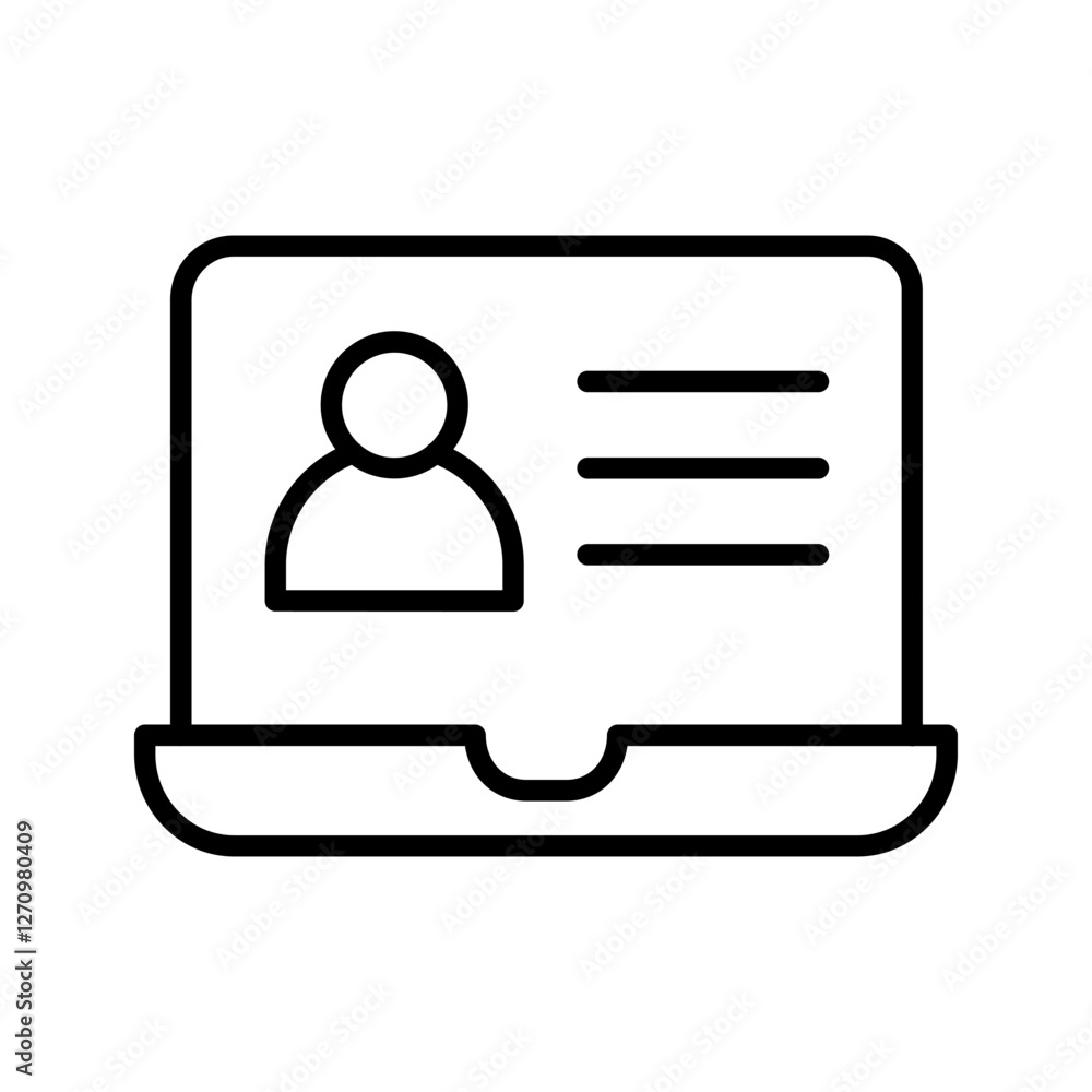Profile Vector Icon Profile Vector Icon