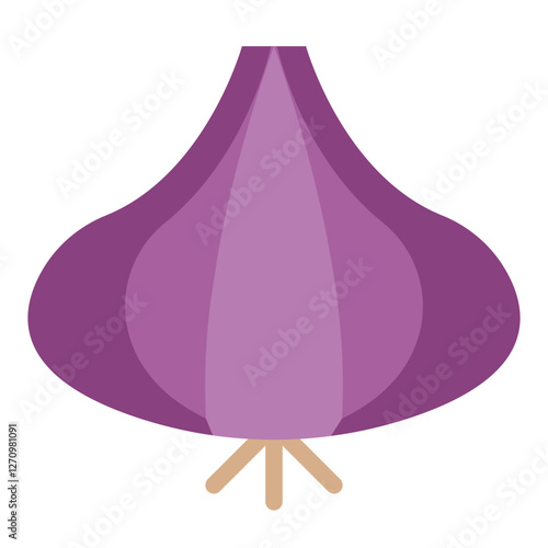 Shallot Vector Design Icon Style