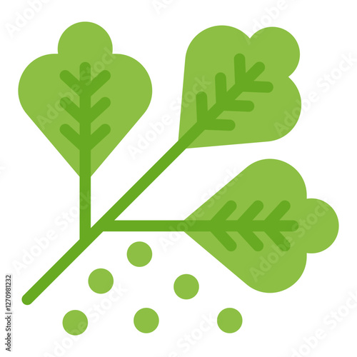 Coriander Vector Design Icon Style