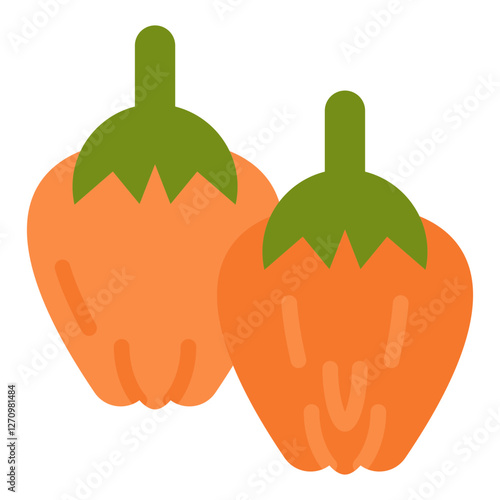 Habanero Vector Design Icon Style