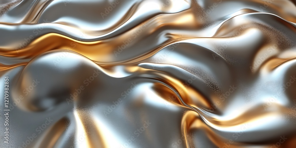 Fototapeta premium Abstract metallic fabric texture background