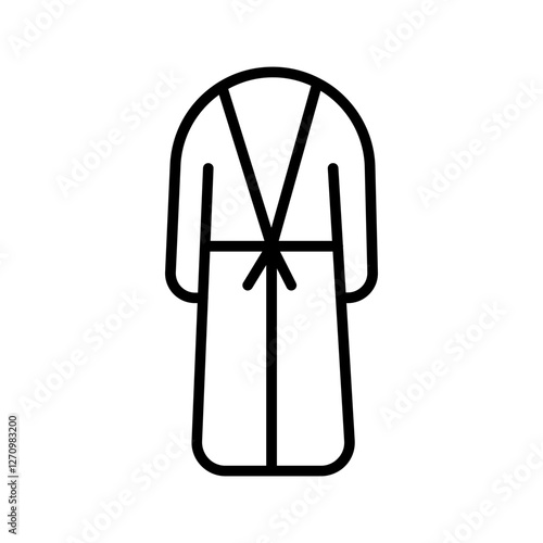 Bathrobe Vector Icon