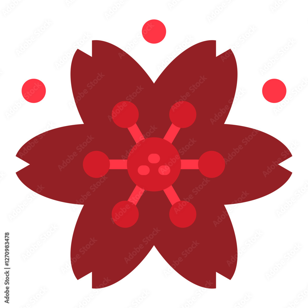 Blossom Boulevard Vector Design Icon Style Blossom Boulevard Vector Design Icon Style