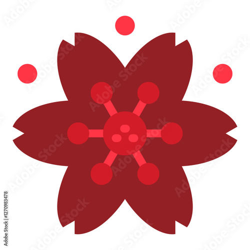 Blossom Boulevard Vector Design Icon Style
