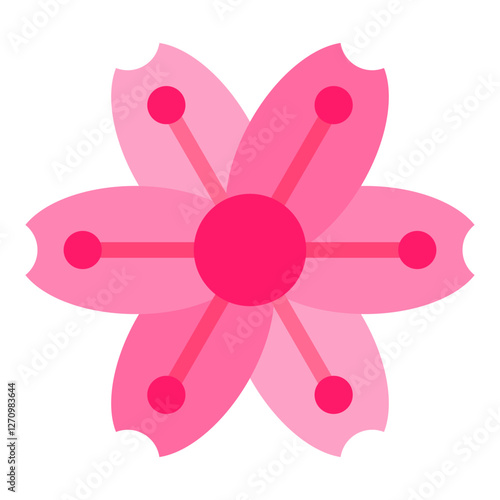 Sakura Soiree Vector Design Icon Style