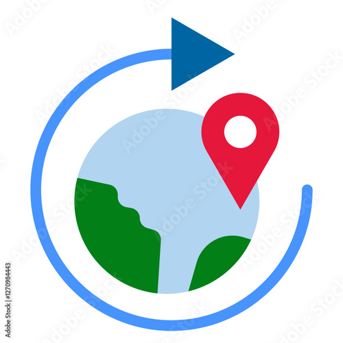Renewal Realm Vector Design Icon Style