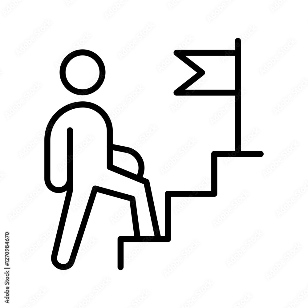 Career Advancement Vector Icon Career Advancement Vector Icon