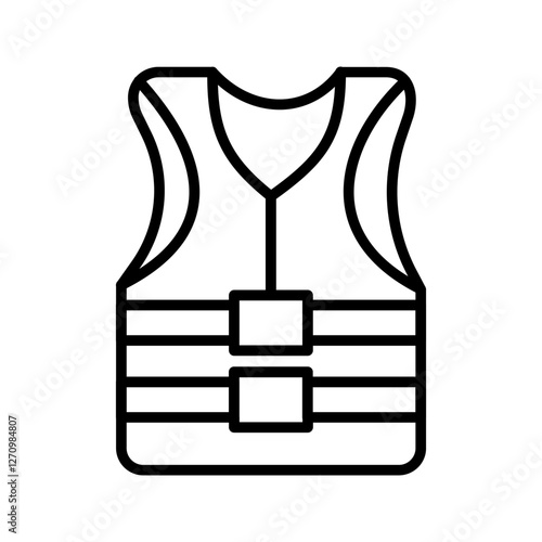 Safety Vest Vector Icon