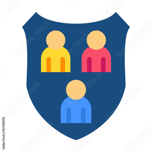 Unity Crest Vector Design Icon Style