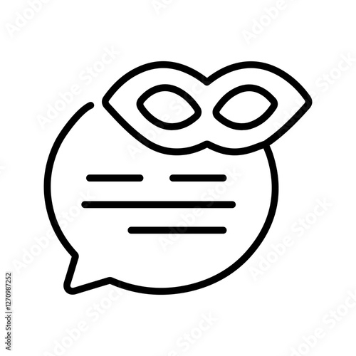 Hidden Face Vector Icon