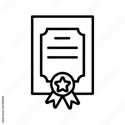 Diploma Vector Icon