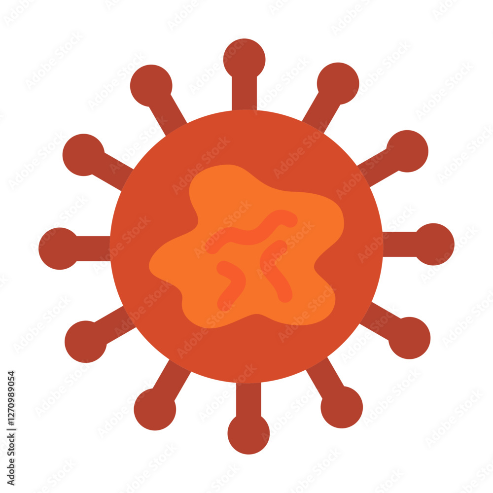 Virulence Factor Vector Design Icon Style Virulence Factor Vector Design Icon Style
