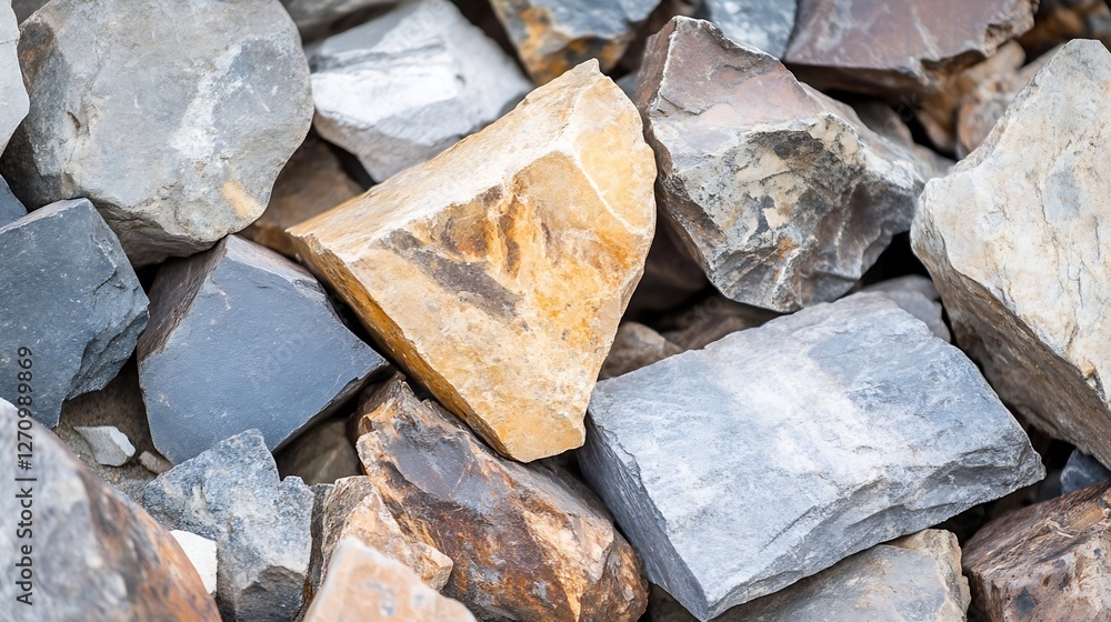 Textured close up of various colorful stones displaying unique shapes and natural beauty : Generative AI Textured close up of various colorful stones displaying unique shapes and natural beauty : Generative AI