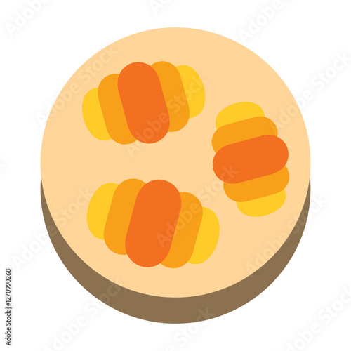 Gnocchi Vector Design Icon Style