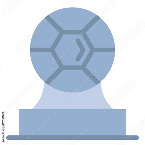 Soccer Sculptor Vector Design Icon Style