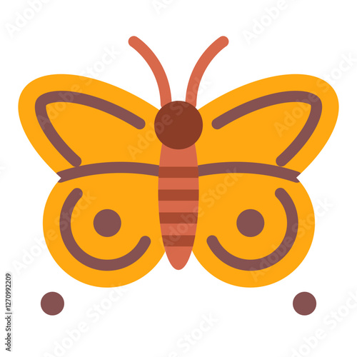 Butterfly Vector Design Icon Style