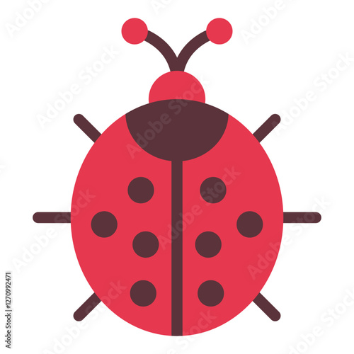 Ladybug Vector Design Icon Style