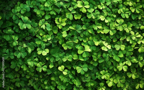 Wallpaper Mural Vibrant grassy green background mockup with natural texture Saint Patricks Day Torontodigital.ca