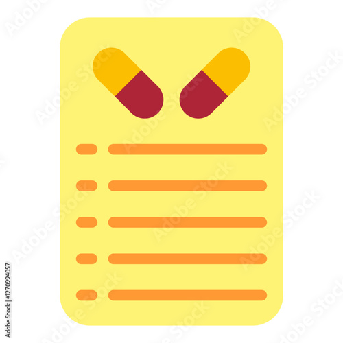 Medication Management Vector Design Icon Style