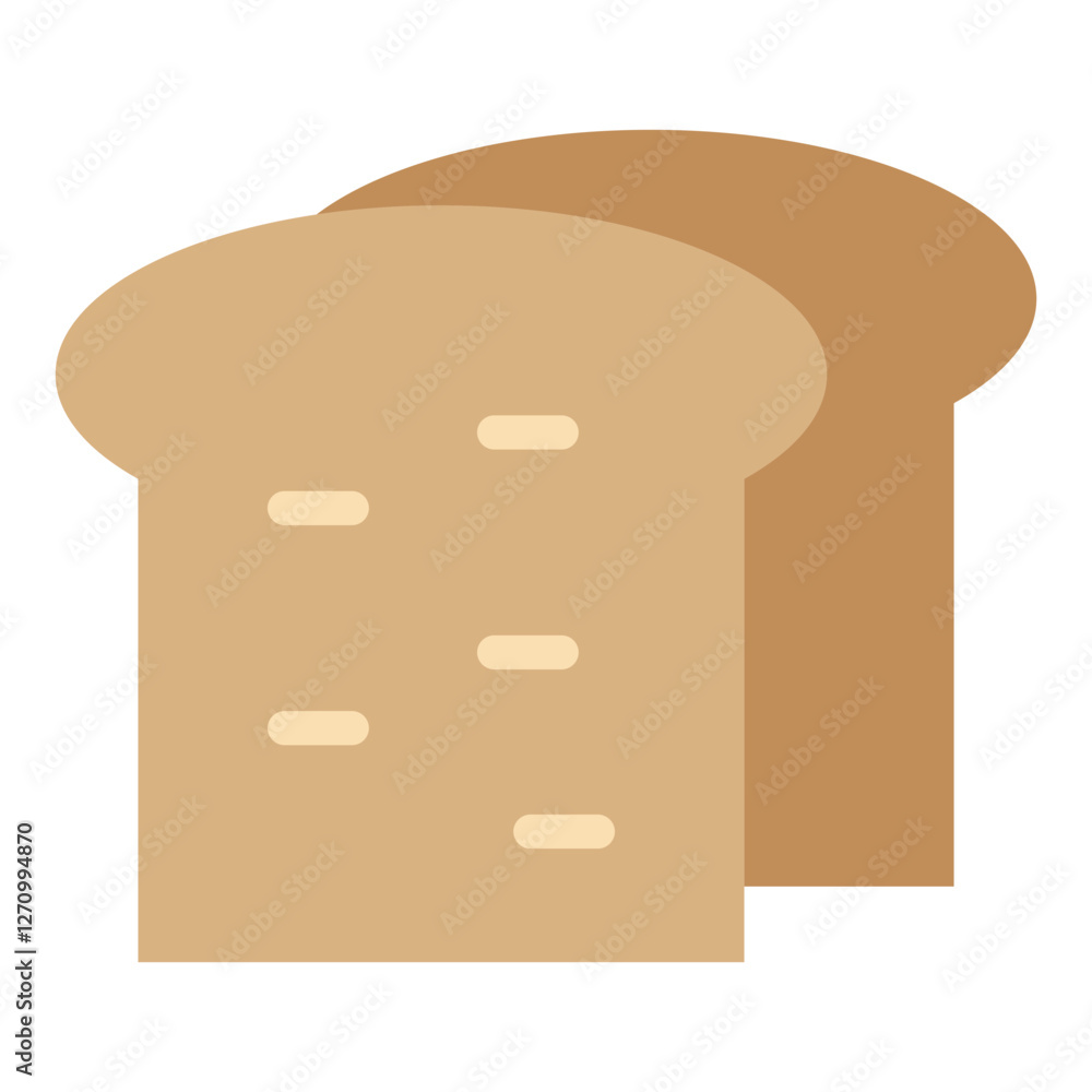 Toast Vector Design Icon Style Toast Vector Design Icon Style