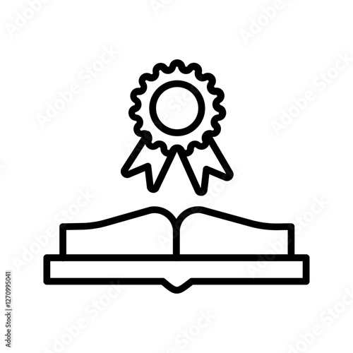 Literacy Award Vector Icon