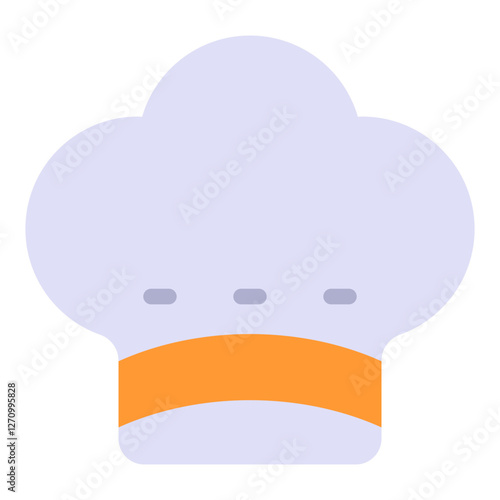 Diner Chef Hat Vector Design Icon Style