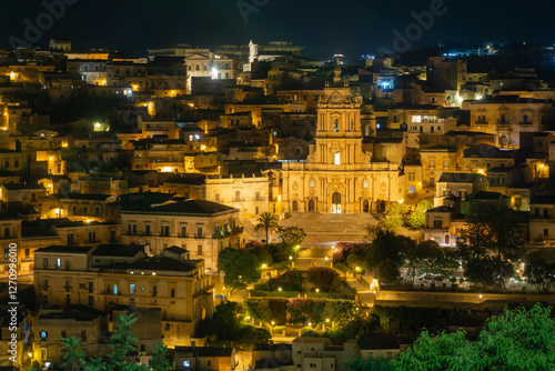 Modica, Italy (06th August 2025): Architecture of Modica in Val di Noto, southern Sicily, Italy