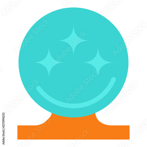 Crystal Ball Vector Design Icon Style