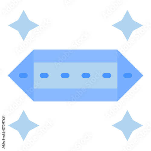 Crystal Prism Vector Design Icon Style