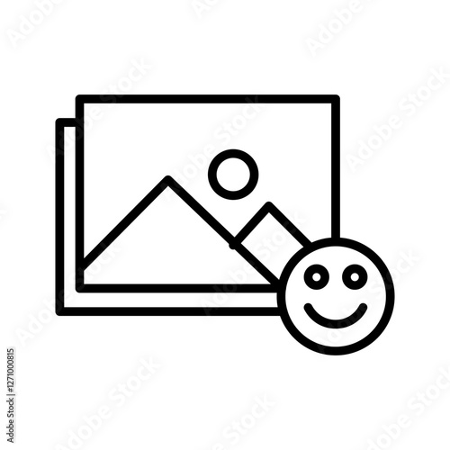 Happiness Journey Vector Icon