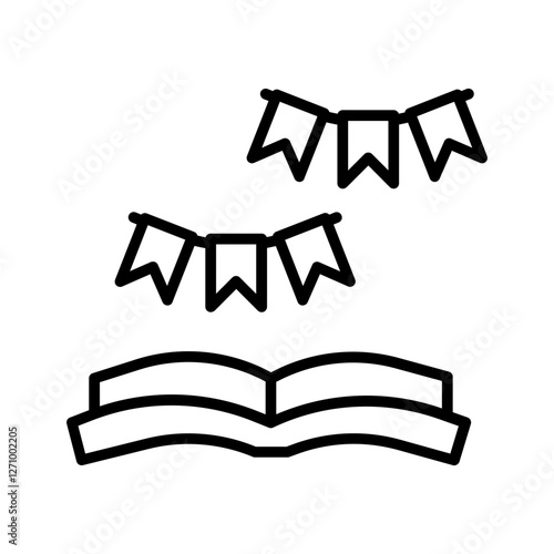 Literacy Celebration Vector Icon