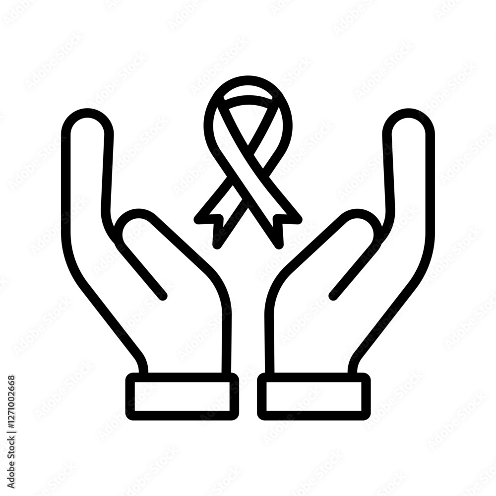 Obraz premium Alzheimer's Care Vector Icon