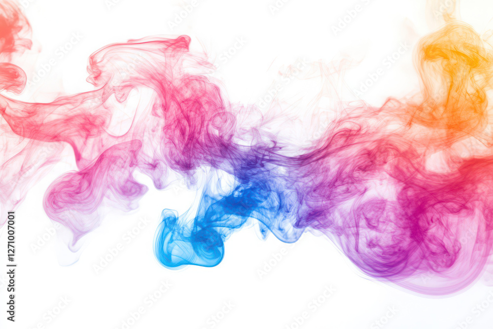 Ethereal smoke wisps drift gracefully isolate on transparent backdrop Ethereal smoke wisps drift gracefully isolate on transparent backdrop