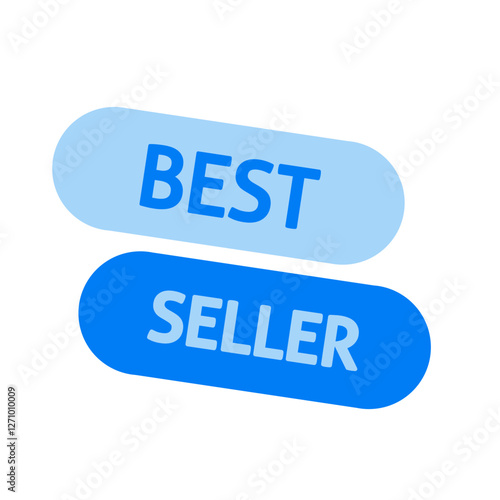 best seller banner for shop duo tone icon