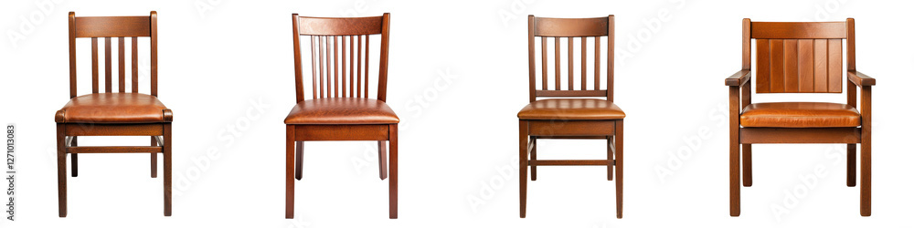 Elegant traditional wooden dining chairs arranged in a cozy classic style interior setting Antique rustic furniture design with a warm inviting atmosphere Elegant traditional wooden dining chairs arranged in a cozy classic style interior setting Antique rustic furniture design with a warm inviting atmosphere