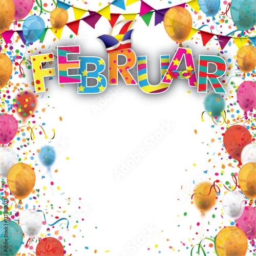 Februar der Faschingsmonat Cover