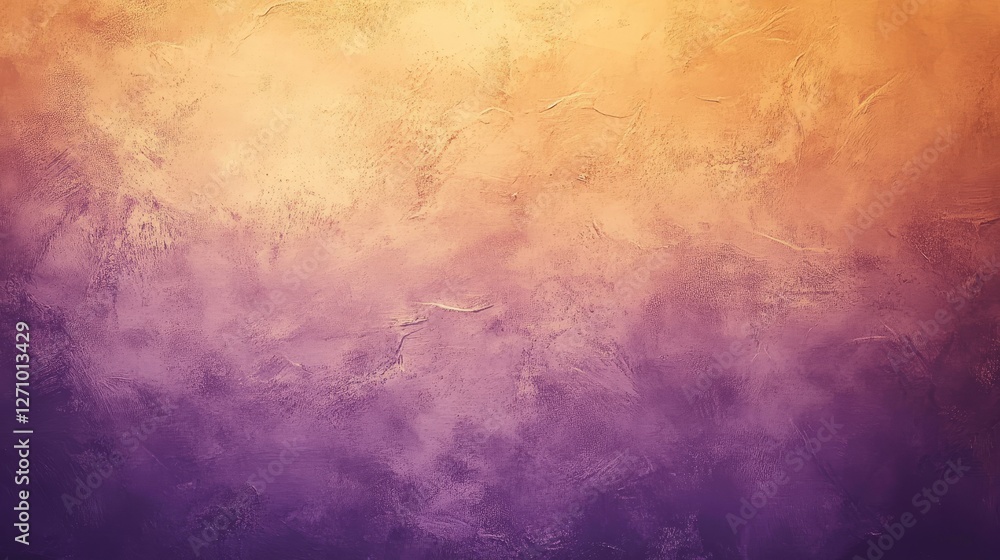 Obraz premium Gradient Abstract Texture, Orange Purple Grunge Background, Wall Art Decor Print