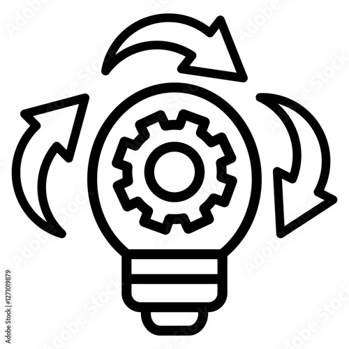 Innovation Icon Element For Design