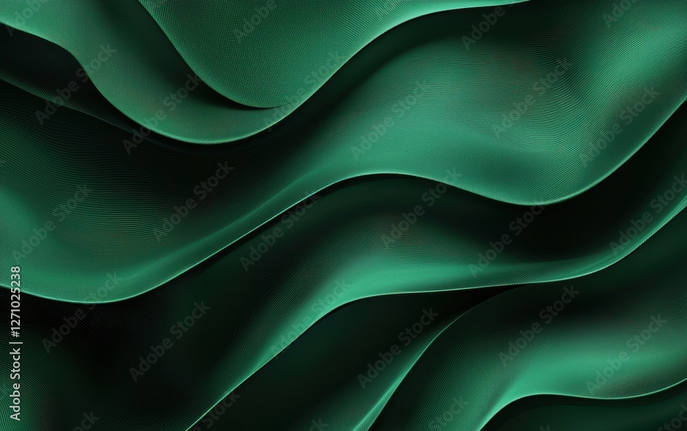 Obraz premium Dark hunter green elegant gradient background mockup Saint Patricks Day