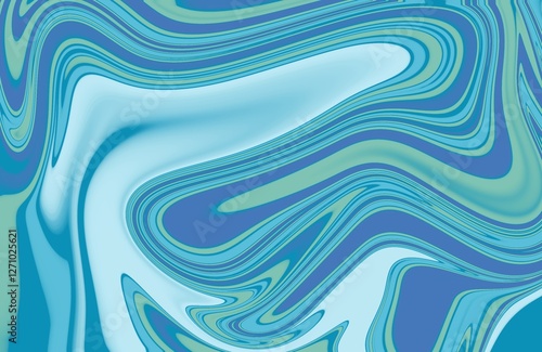 Blue chill marble abstract pattern ideal for design elements 