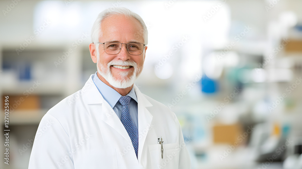 Smiling Veterinarian in Clinic with Gentle Expression and Head Tilt
Smiling Veterinarian in Clinic with Gentle Expression and Head Tilt