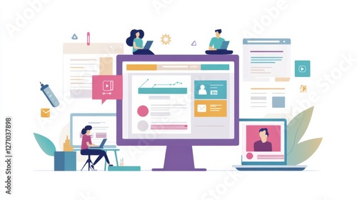 Wallpaper Mural Job listings shown on a freelance recruitment website. Featuring positions in writing, graphic design, and web development Torontodigital.ca