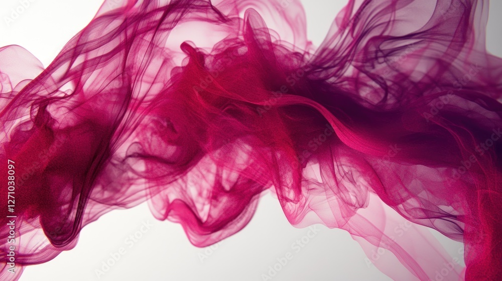 Abstract Crimson and Magenta Swirls: A Study in Fluid Dynamics Abstract Crimson and Magenta Swirls: A Study in Fluid Dynamics