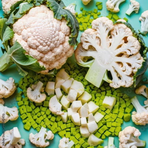 Cauliflower Medley: Whole, Halved & Florets