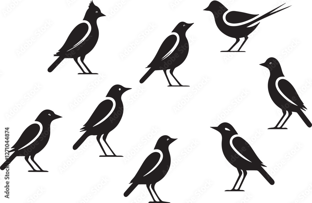 Fototapeta premium birds silhouette