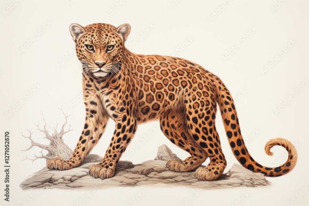 Fototapeta premium Wildlife cheetah animal leopard.