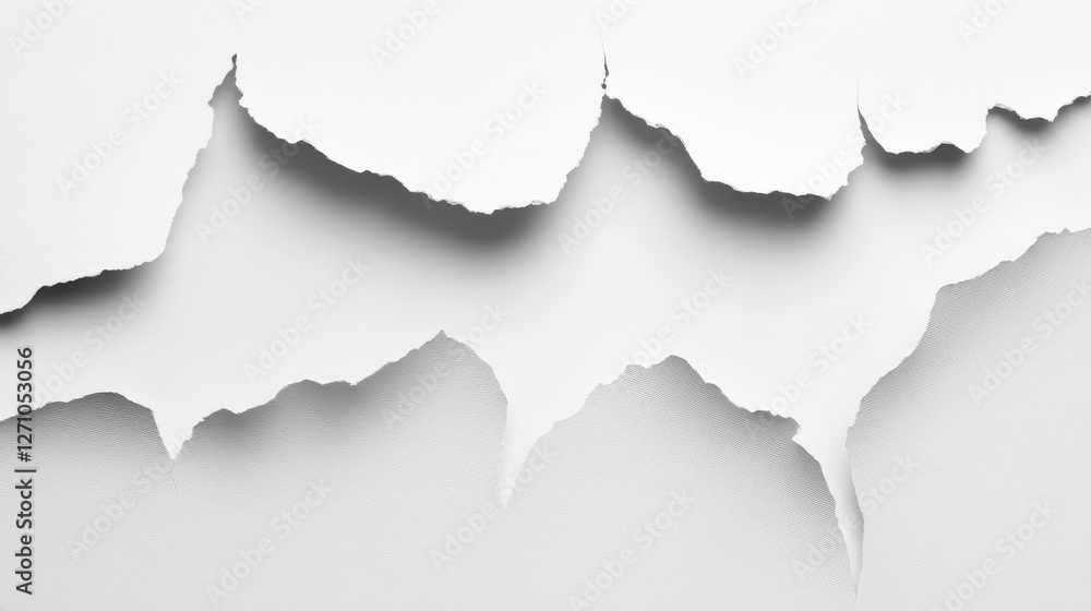Intricately textured white paper with wrinkles and creases, featuring glued sections, giving it a distressed vintage look perfect for backgrounds, covers, and creative designs Intricately textured white paper with wrinkles and creases, featuring glued sections, giving it a distressed vintage look perfect for backgrounds, covers, and creative designs