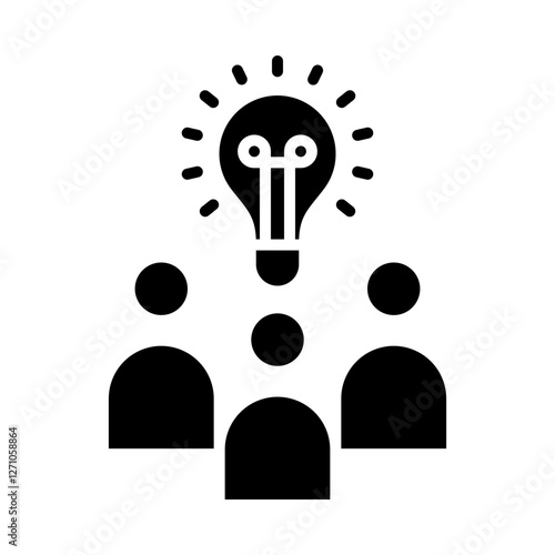 Entrepreneurship glyph icon