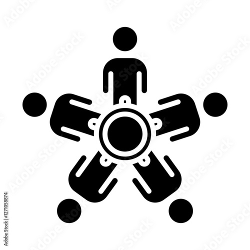Business Incubator glyph icon